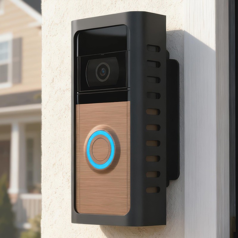 Anti-Theft Doorbell Angle Mount – 2026 New Upgraded Steel Metal Adjustable Br…