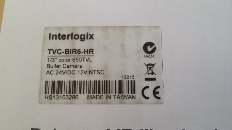 New in a Manufacture sealed Box GE Security Interlogix TVC-BIR6-HR 650TVL Out gallery