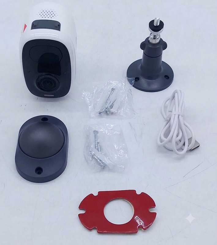 DCT CG1 Wireless Outdoor Home Security Camera White Surveillance Cam gallery