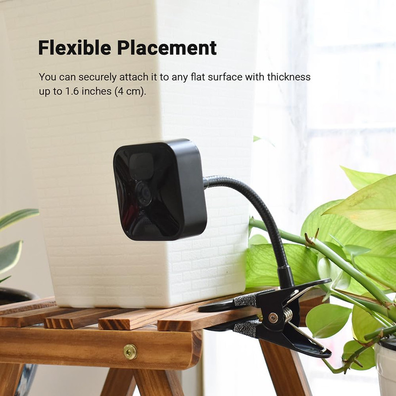 Clip Mount for Ring, Blink, Eufy, Google Nest, Wyze, and Arlo Indoor Outdoor Cam gallery