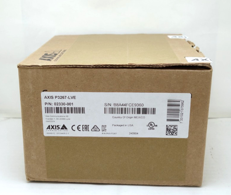 New AXIS Communications P3267-LVE 02330-001 5MP IP Outdoor Vandal Network Camera gallery