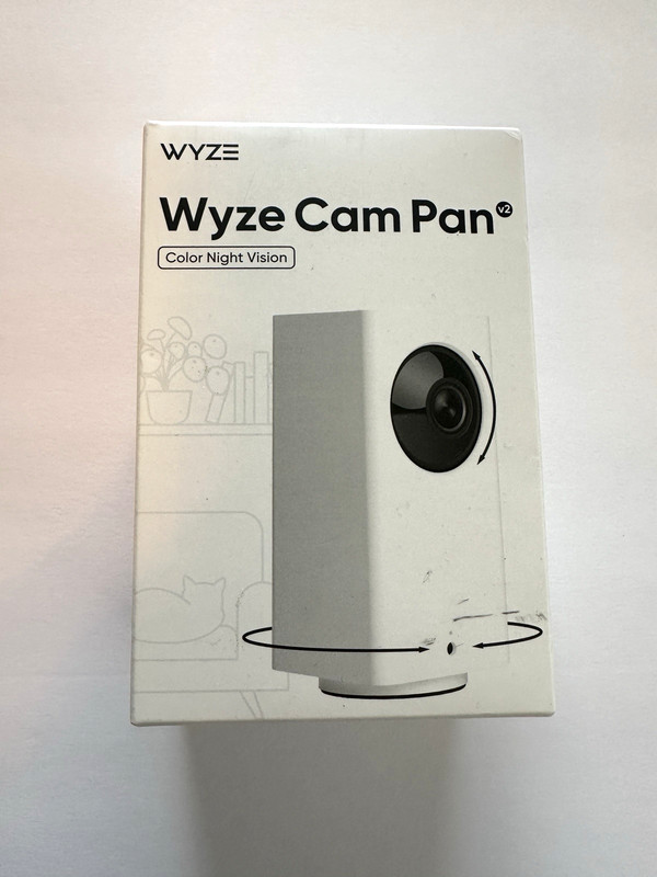 Wyze Cam Pan Indoor Wired 1080p HD Security Camera Color Night Vision NEW IN BOX