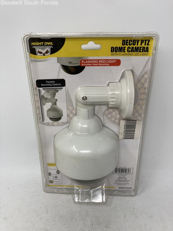 Night Owl DUM-PTZ-W White Security Decoy PTZ Dome Camera Factory Sealed gallery