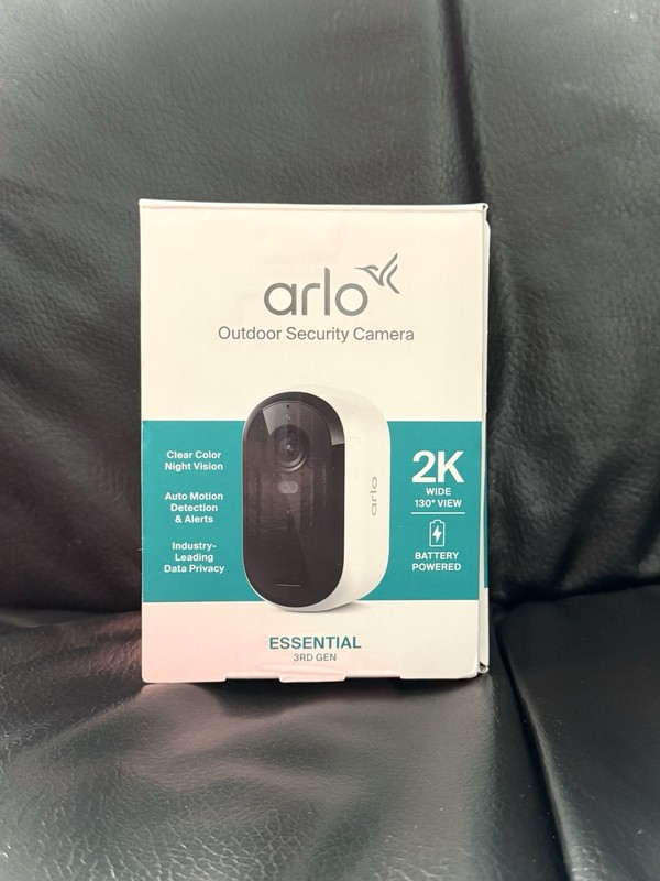 Arlo Essential 3rd Gen 2K Wireless Outdoor Security Camera Motion Night Vision