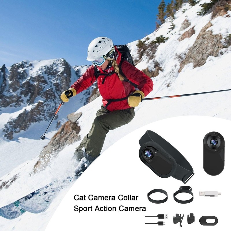 Cat Dog Pet Collar Action Camera Sports Video Recorder Mini Body Camera 1080p gallery