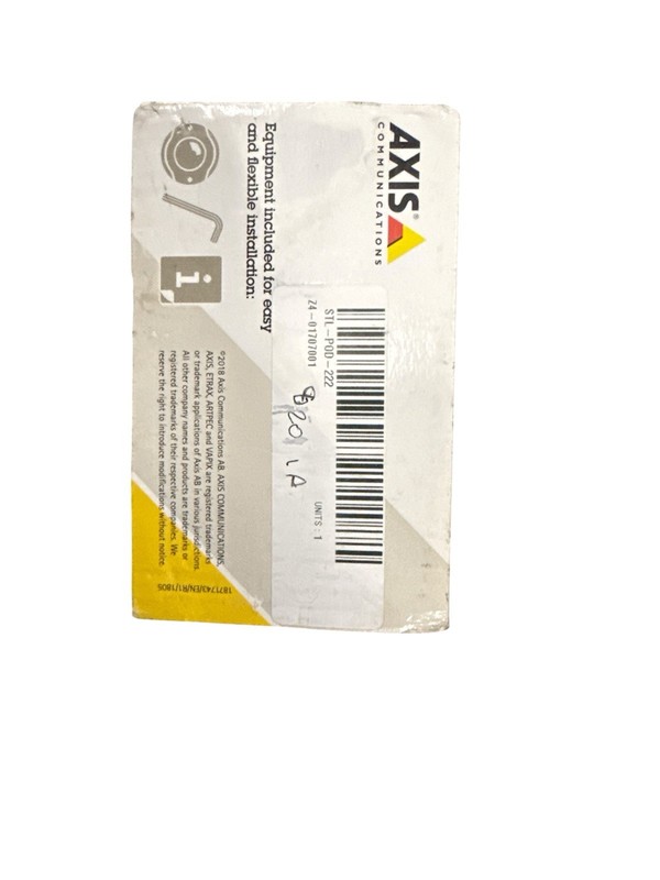 Axis M3044-V Network Fixed Dome Camera 0802-001 New Sealed Box White gallery