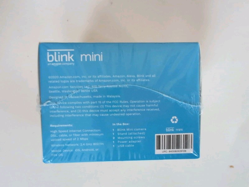 Blink BCM00300U Mini Indoor Smart Surveillance Camera - 1080p HD gallery