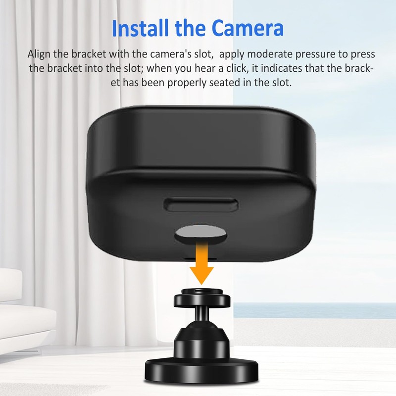 Lucrave Blink Outdoor Camera Mount, 360 Degree Adjustable Wall Mount Bracket, Co gallery