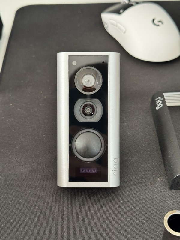 Ring Peephole Smart Camera (2023) With Extra Black Matte Cover