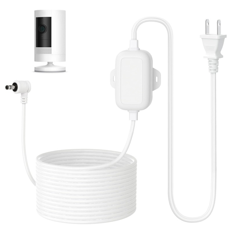 ALERTCAM Outdoor Power Adapter for Stick Up Cam Battery/Plug-in 3rd White