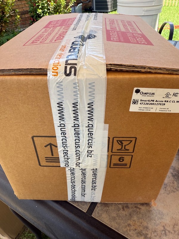 Quercus License Plate Camera SmartLPR Access NA CL WL 12VDC New in Box gallery