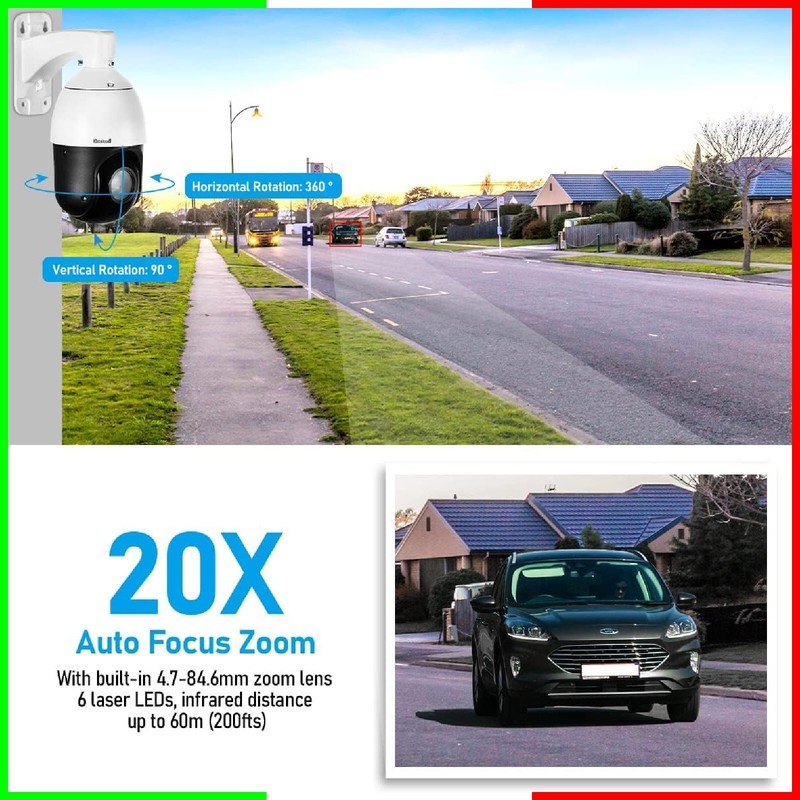 JideTech® P2-20X-2MPF★IP66 PoE PTZ 2MP EXTERNAL IP CAMCORDER★20X OPTICAL ZOOM gallery