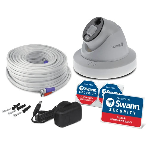 Swann 4K Add-on DVR Dome Security Camera, IP Cam for Indoor & Outdoor Home 4pcs gallery