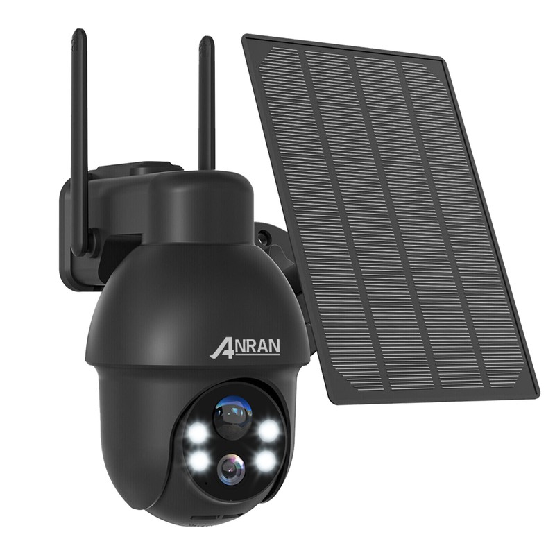 ANRAN WIFI Solar Battery Outdoor 5MP Wireless Security Camera 2-Way Audio IP66