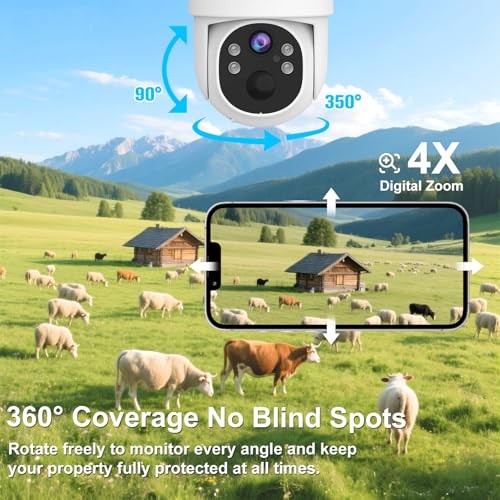 4G LTE Cellular Security Camera Outdoor Wireless, 365-Day Free Unlimited Data gallery