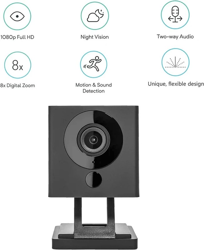 WYZE Cam V2 1080P HD Indoor wifi Smart Home Camera Night Vision Black New wyzec2