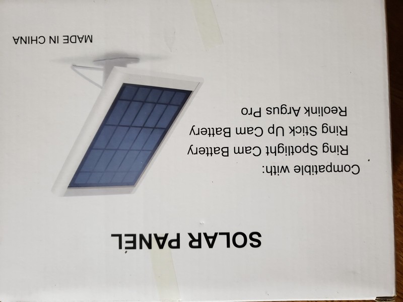 Ring Spotlight, Ring Stick up, reolink argus pro solar panel, new, white gallery