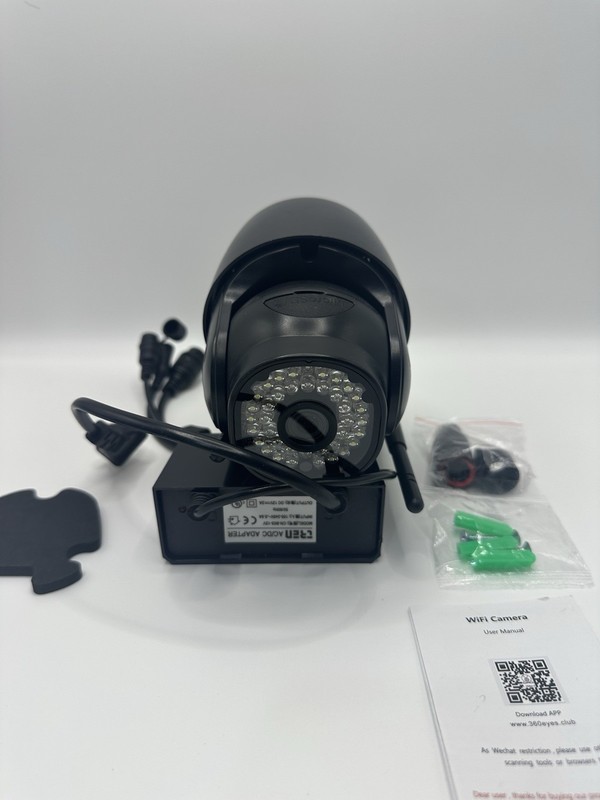 360Eye S 360° WiFi Cloud Security Camera HD PTZ IR Night Vision Motion Detection