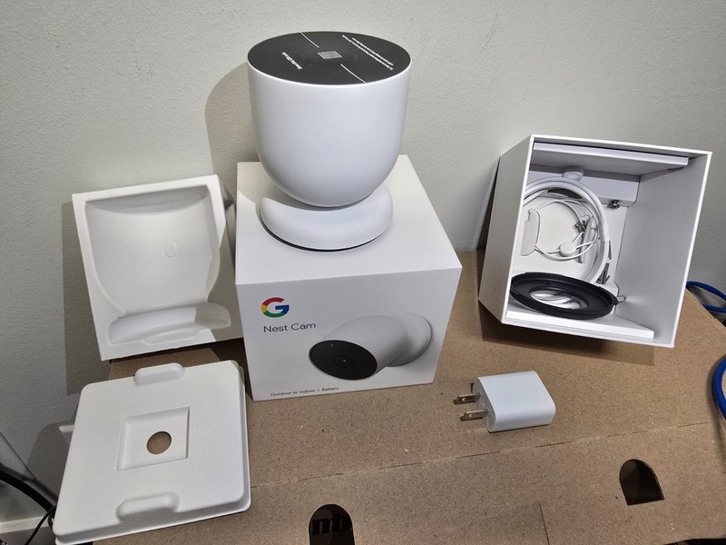 Google Nest Cam Battery Security Camera Outdoor Indoor G3AL9 GA01317-US 1080p gallery