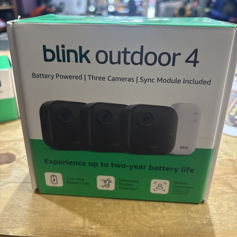 Blink Outdoor 4 Wireless Smart Security Camera, 2 Year Battery Life, 1080p gallery