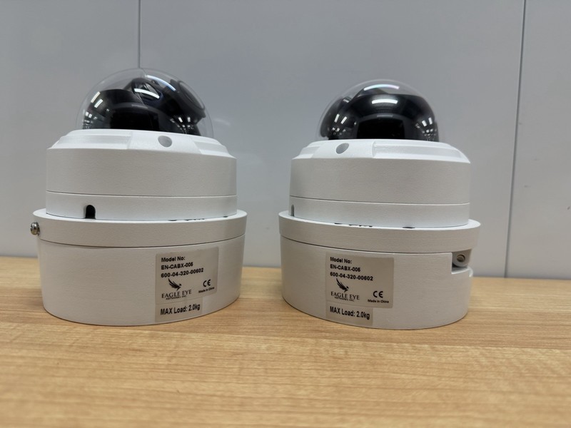 Lot of (2) Eagle Eye Networks Motorized Dome Security Cameras gallery