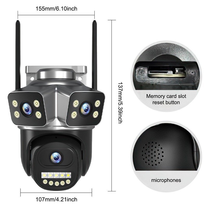 Wireless WIFI Camera Night Vision Motion Detection Security Surveillance LOT gallery