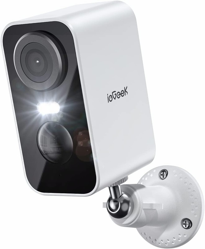ieGeek 2K Outdoor Wireless Security Camera Home WiFi Battery Powered CCTV System