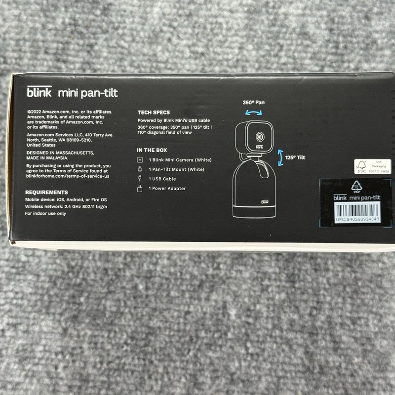 Blink Mini Pan-Tilt Rotating Indoor Plug-in Smart Security Camera, BRAND NEW gallery