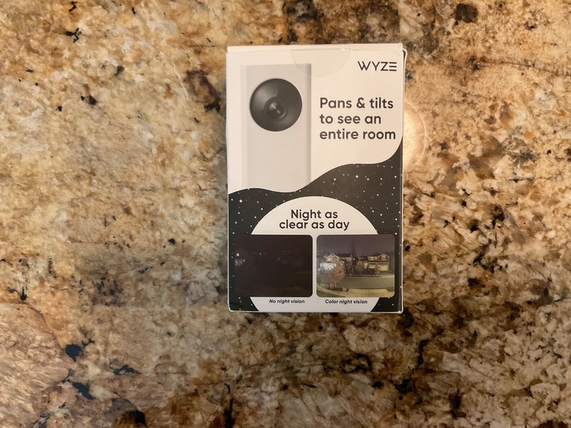 Wyze Cam Pan 1080p Pan-Tilt-Zoom Wi-Fi Indoor Night Vision Camera White Shelf gallery