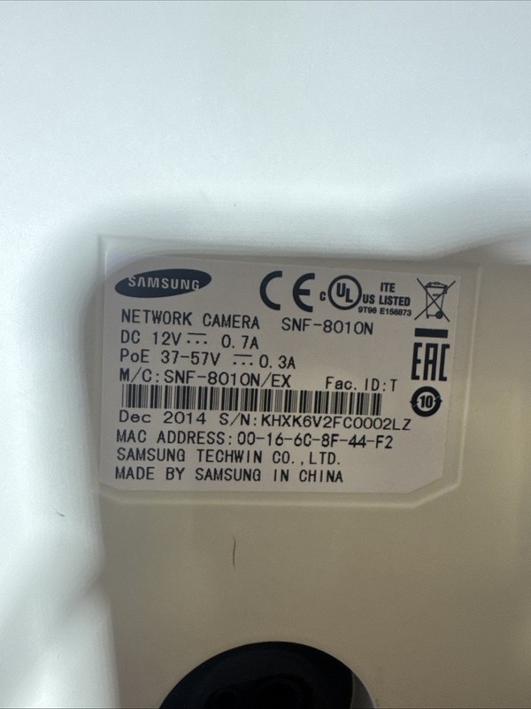 Samsung(Hanwha) SNF-8010 Built-In MIC 360(Fisheye) WDR POE gallery