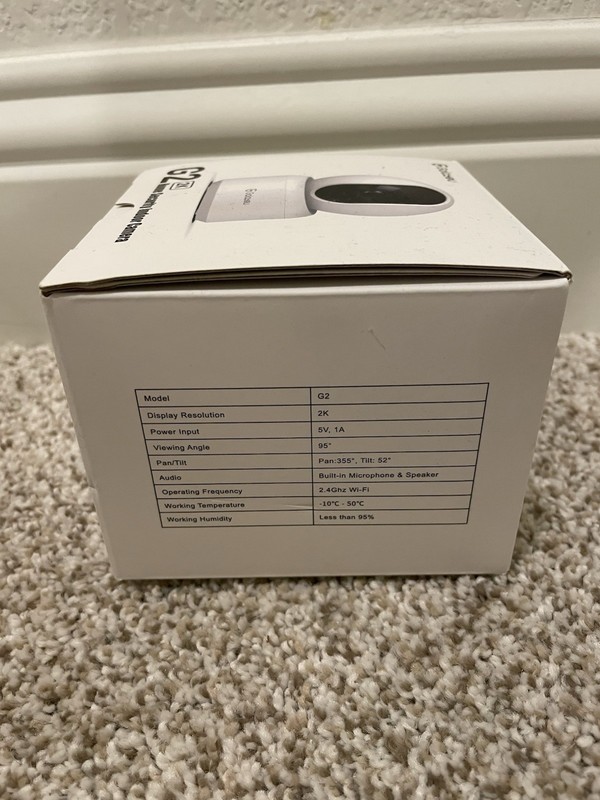 Galayou G2 2k Home Security Indoor Camera Never Used Open Box gallery