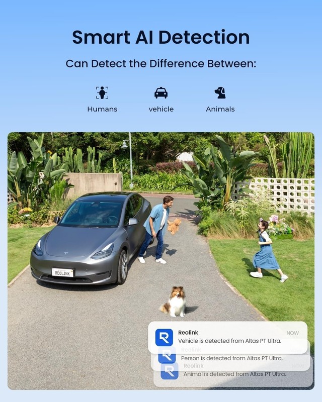 Wireless 4K Solar Security Camera with ColorX Night Vision & 360° Auto Tracking gallery
