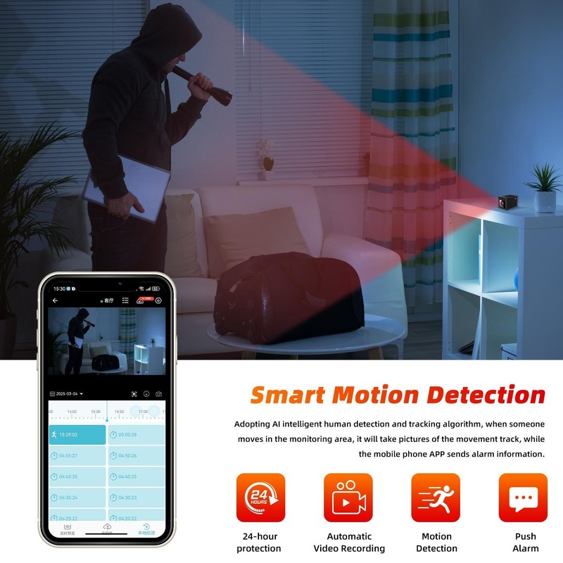 Tiny Magnetic Mount Wireless HD Night Vision Camera - Container Shape, Mini Size gallery