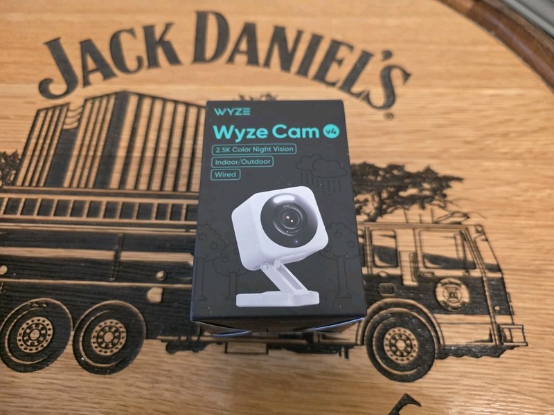 Wyze Cam V4 2K HD Wi-Fi Smart Home Security Camera, Indoor/Outdoor, 2-Way Audio