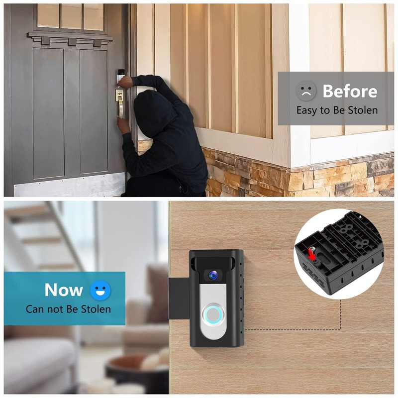 2024 Upgrade Anti-Theft Video Doorbell Mount, Not Block Doorbell Motion Senso... gallery