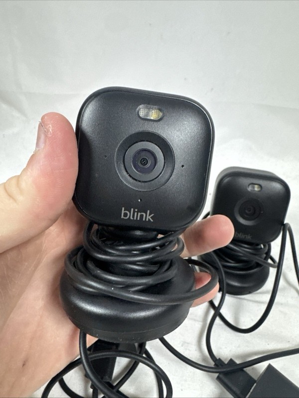 (2) Blink Mini 2 Plug-in Smart Security Camera HD Video - Black gallery