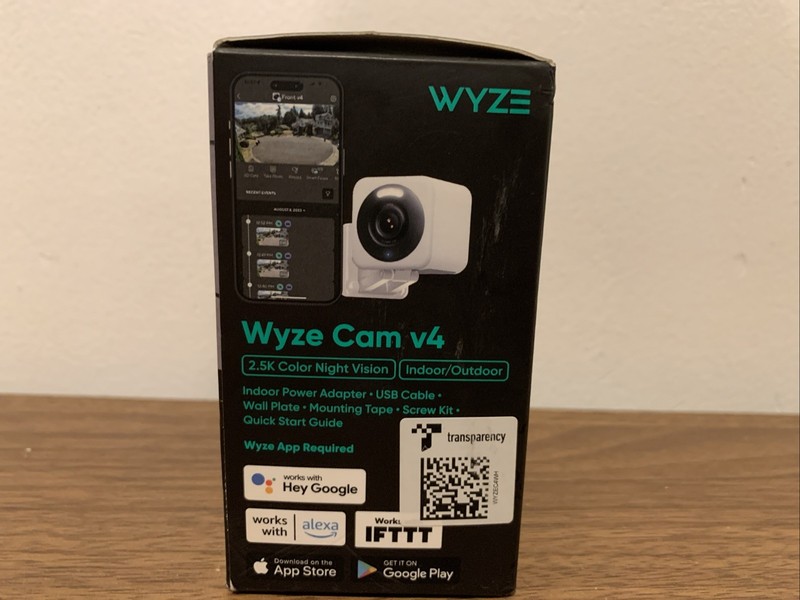Wyze Cam v4 - 2.5K QHD Indoor/Outdoor WiFi Smart Security Camera - WYZEC4 gallery