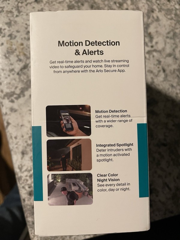 Arlo Essential Security Camera 2k, Wide 130degree, Plug In gallery