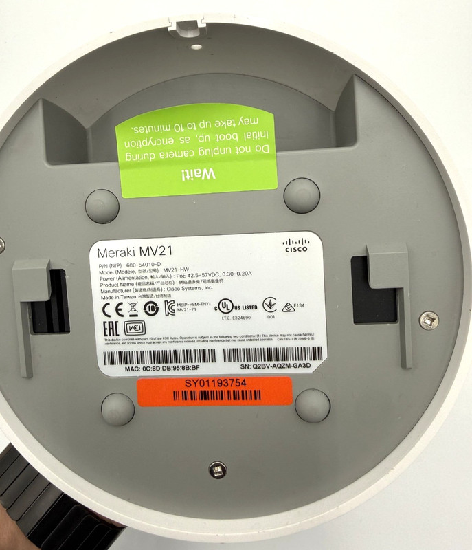 Cisco Meraki Indoor Dome Camera (MV21-HW) gallery
