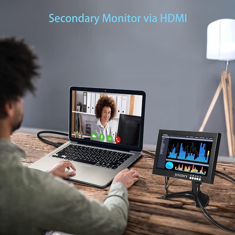 Compact 8" Security Monitor with Versatile Inputs - Perfect for Video Systems gallery