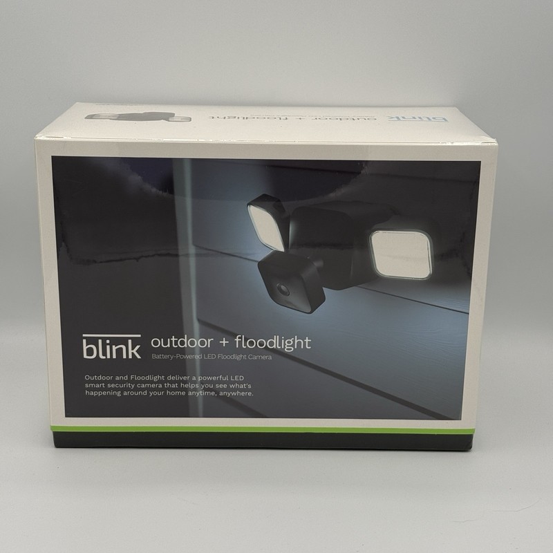 BRAND NEW | Blink Wireless Outdoor + Floodlight HD Security Camera Kit SEALED gallery
