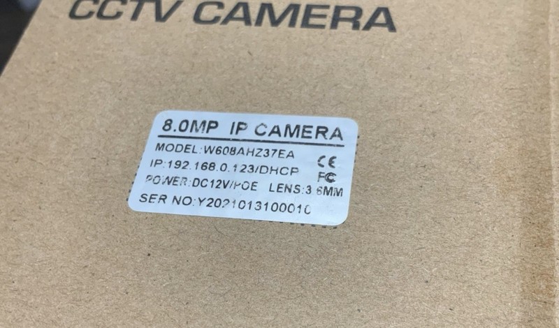 PANOOB 8MP 4K IP POE W/Mic Indoor/Outdoor Security Camera Motion Alert 110° View gallery