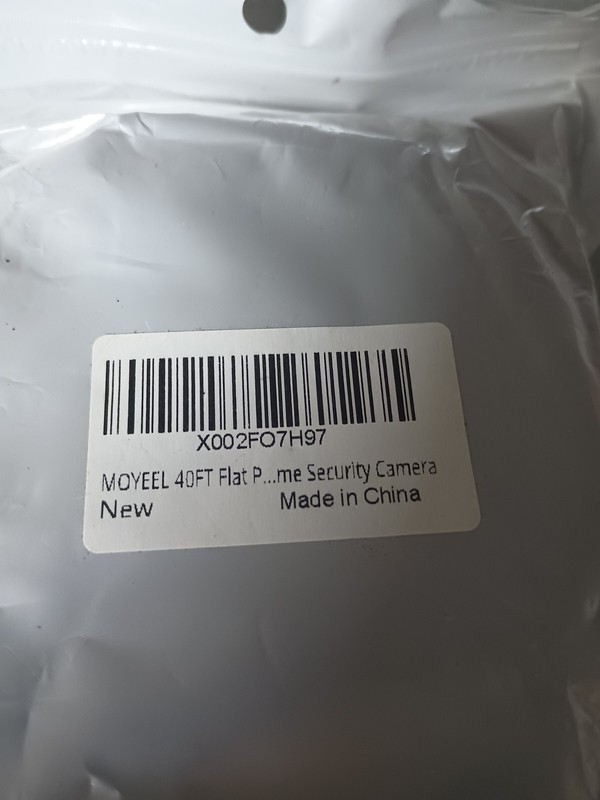 Moyeel 40 Ft Flat Black Security Camera Wire gallery