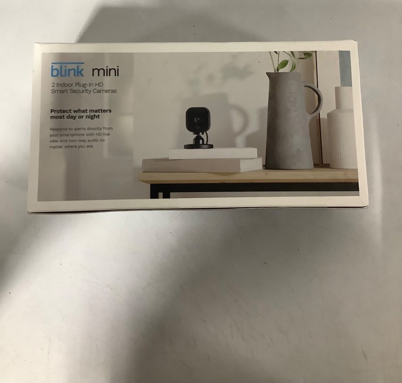 2 Pack Blink Mini 1080p WiFi Security Camera with Motion Detection Night Vision gallery
