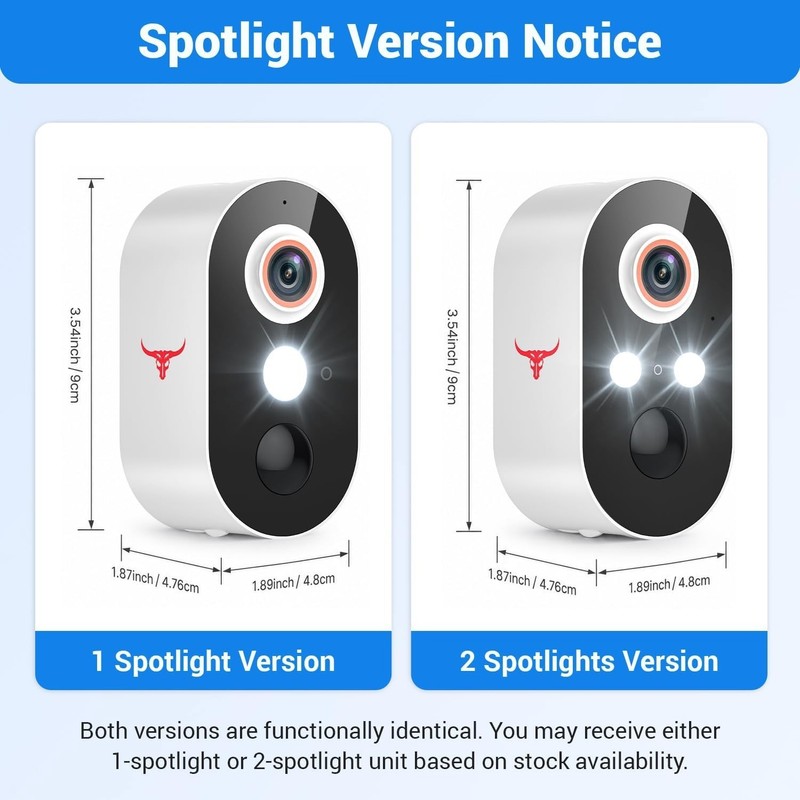 1080p Wireless Security Camera with AI Human Detection, Night Vision, 2-Way Talk gallery