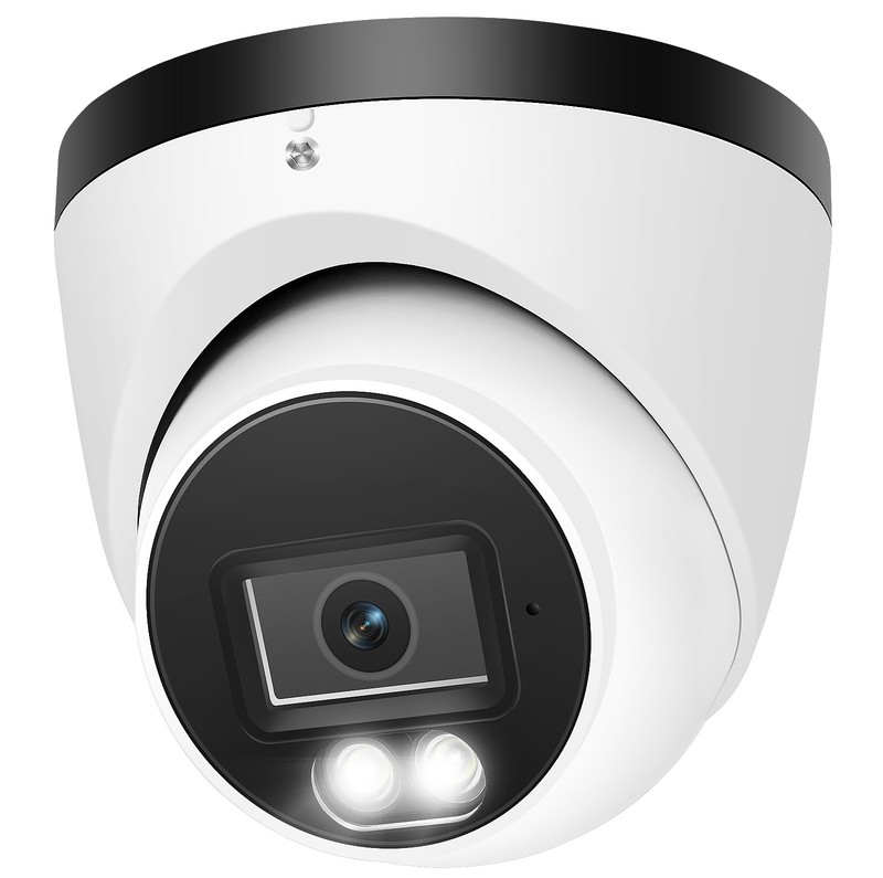 8MP (2160P) PoE Security Camera AI Motion Detection Color Night Vision For NVR