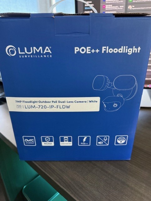 Luma™ 720 Series 7MP IP POE Floodlight Camera - LUM-720-IP-FLDW gallery