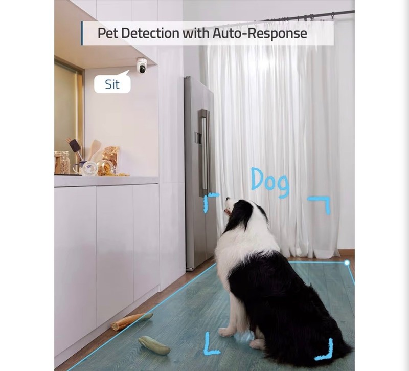eufy Security Indoor Cam E220, Camera for home Security, Pan & Tilt, Dog/Pet Cam gallery