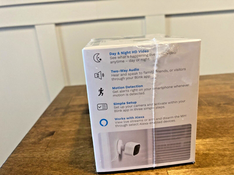 Blink Smart Security Camera Bundle - 4 outdoor cameras, 1 indoor mini, yard sign gallery