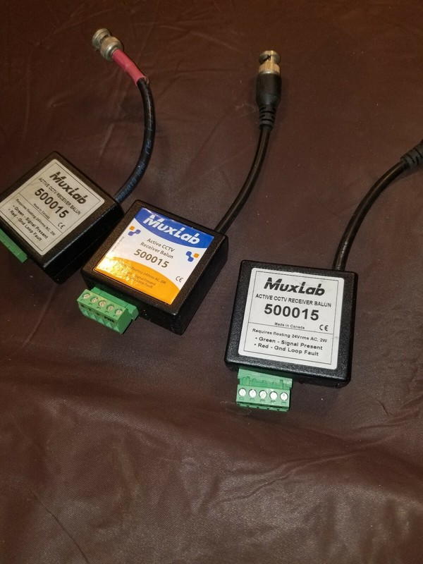 MUXLAB 500015 VIDEOEASE LONGREACH Active CCTV Receiver Balun Signal Extender LOT